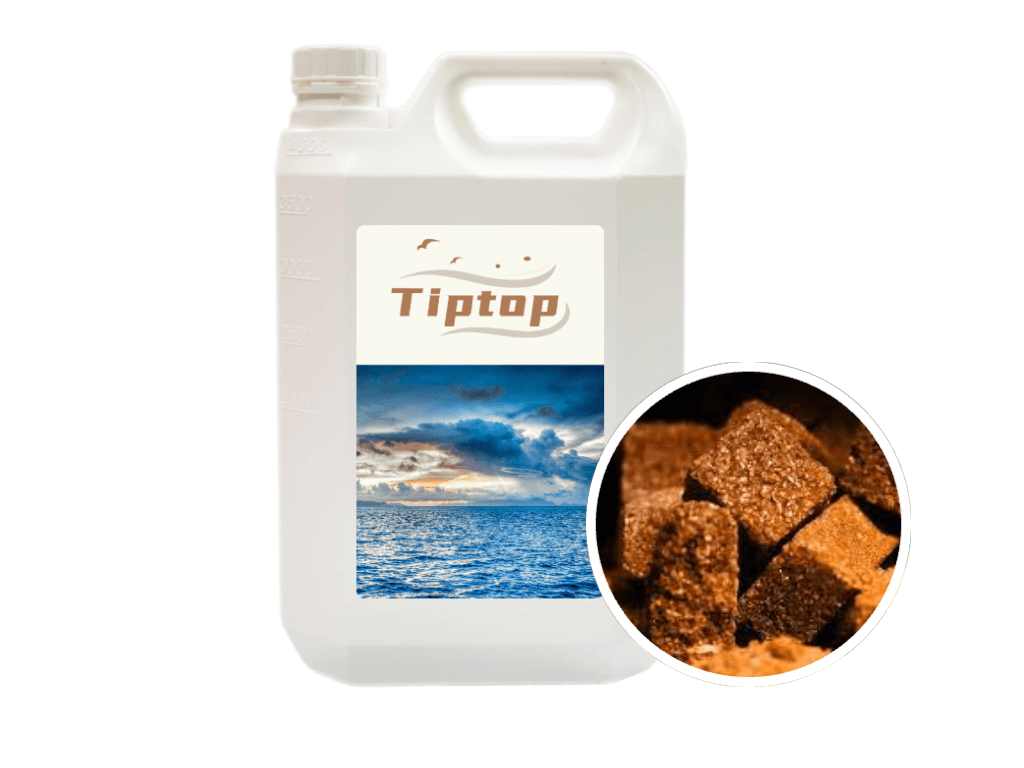 A bottle of Amber Brown Sugar Syrup