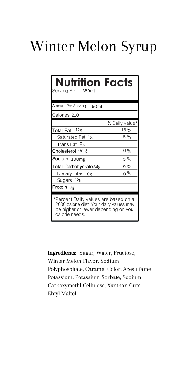 Wintermelon Syrup, 11.8 Oz (Pack of 2)